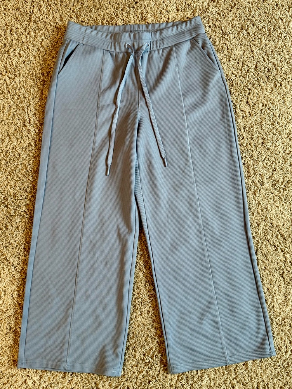 Maurices cropped ribbed wide leg pants